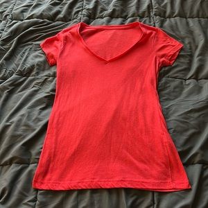 Red v neck small